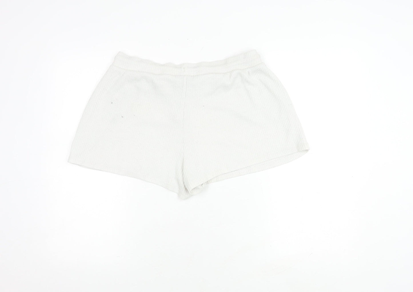 Disney Women's Mickey Mouse Sleep Shorts White L