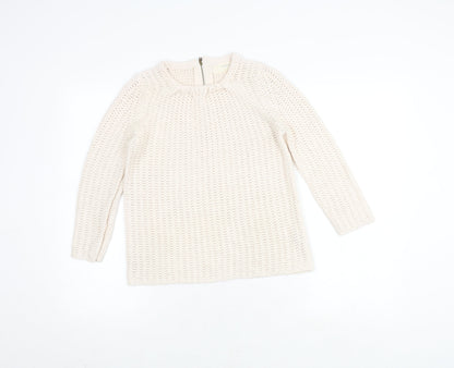 Womens UK Size S Zara Ivory  Jumper