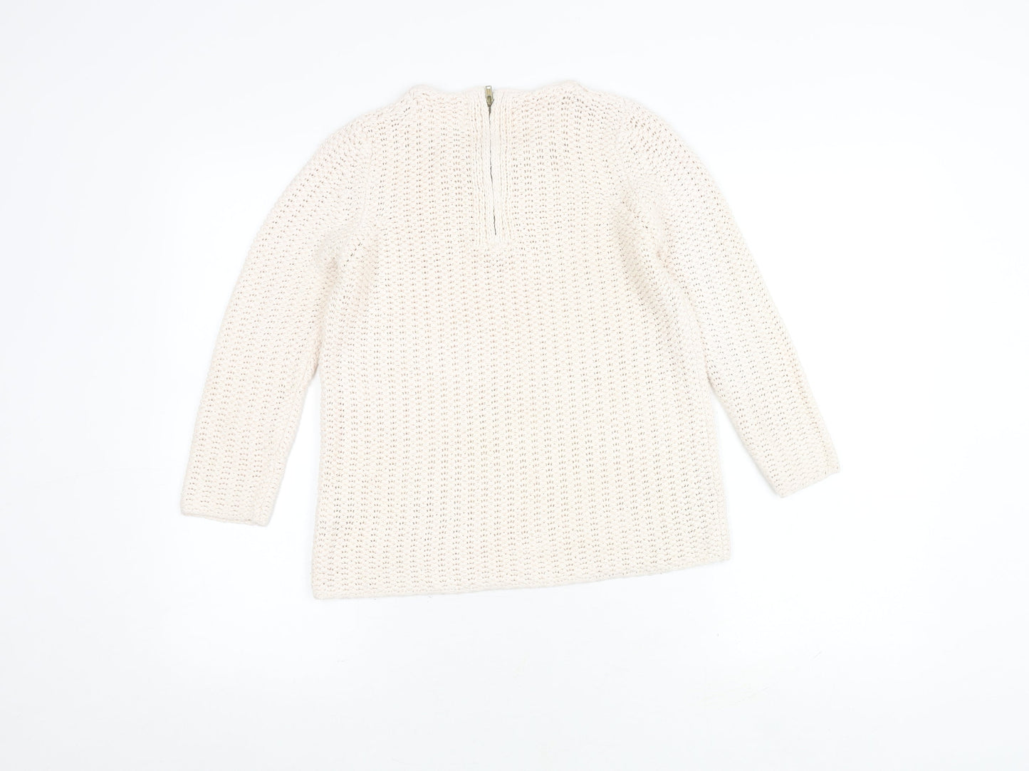 Womens UK Size S Zara Ivory  Jumper