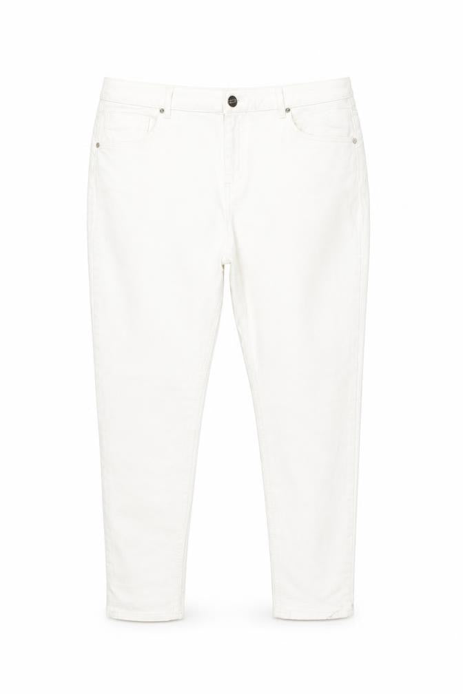 Womens UK Size 22 Marks and Spencer Regular Fit  Ivory Jeans