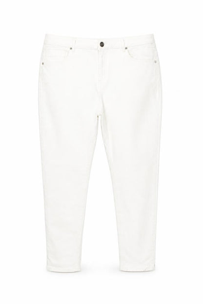 Womens UK Size 22 Marks and Spencer Regular Fit  Ivory Jeans