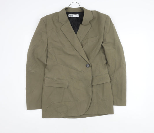Zara Women's Medium Suit Jacket, Single Breasted, Notch Lapel
