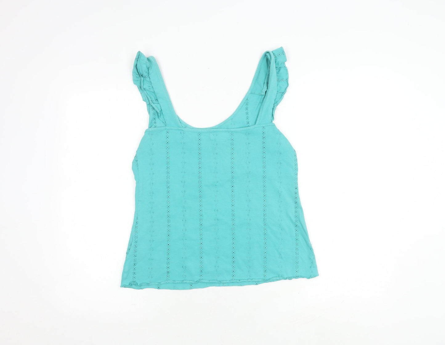 Womens UK Size 14 Marks and Spencer Green Camisole Blouse