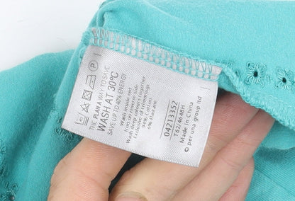 Womens UK Size 14 Marks and Spencer Green Camisole Blouse