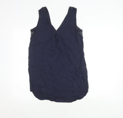 Womens UK Size 10 Warehouse Blue  Blouse
