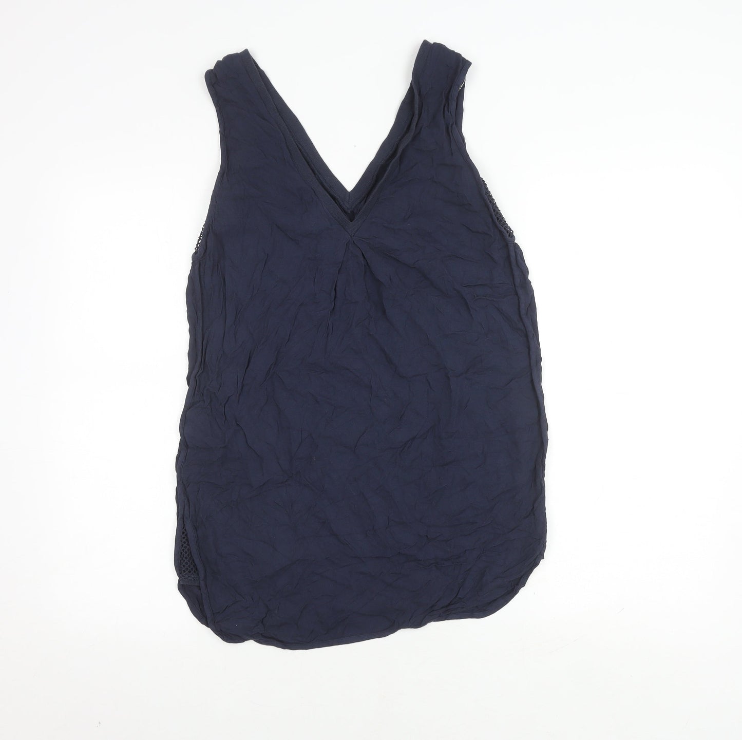 Womens UK Size 10 Warehouse Blue  Blouse