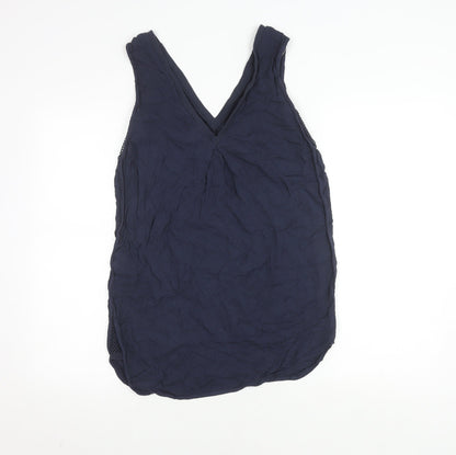 Womens UK Size 10 Warehouse Blue  Blouse
