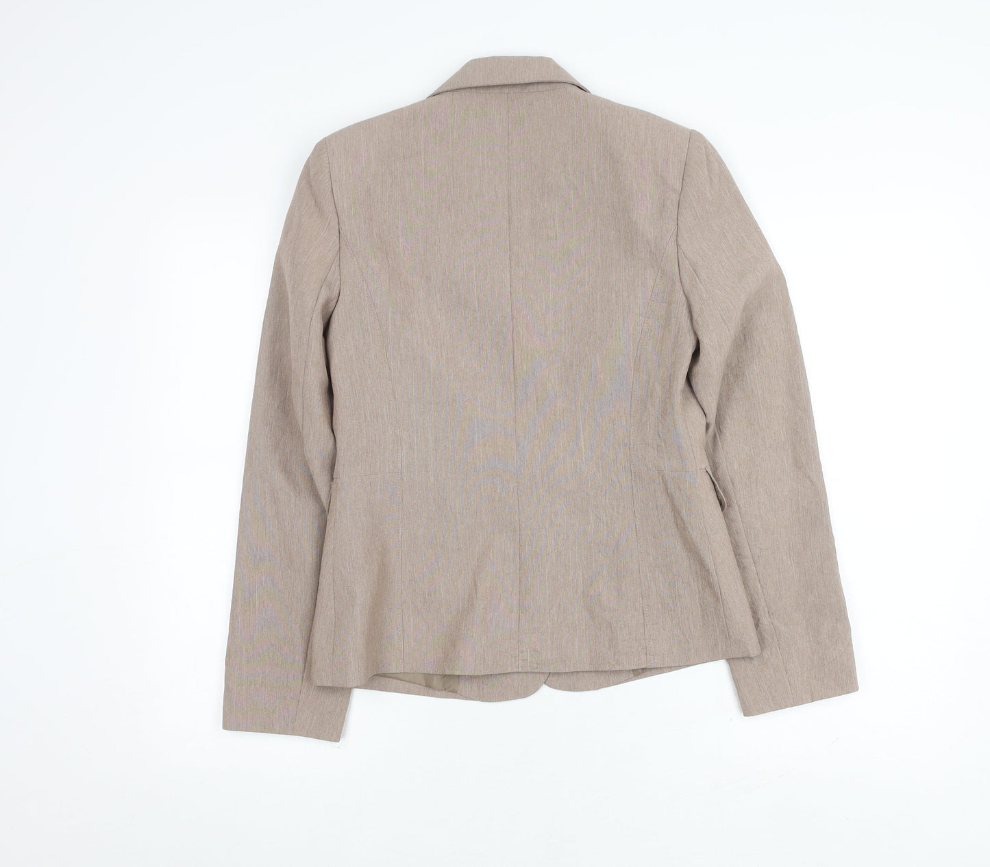 BHS Women's Beige Regular Fit Suit Jacket