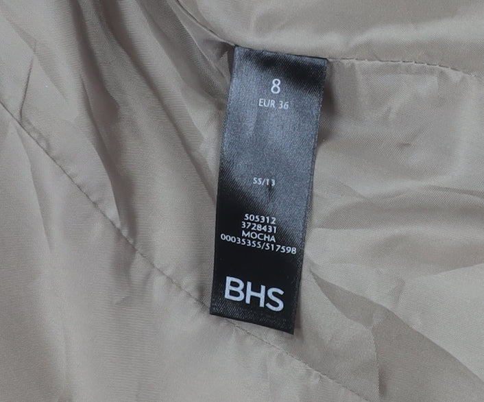 BHS Women's Beige Regular Fit Suit Jacket