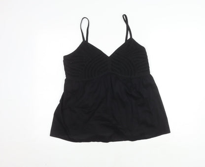 Womens UK Size 12 Marks and Spencer Black Basic Camisole
