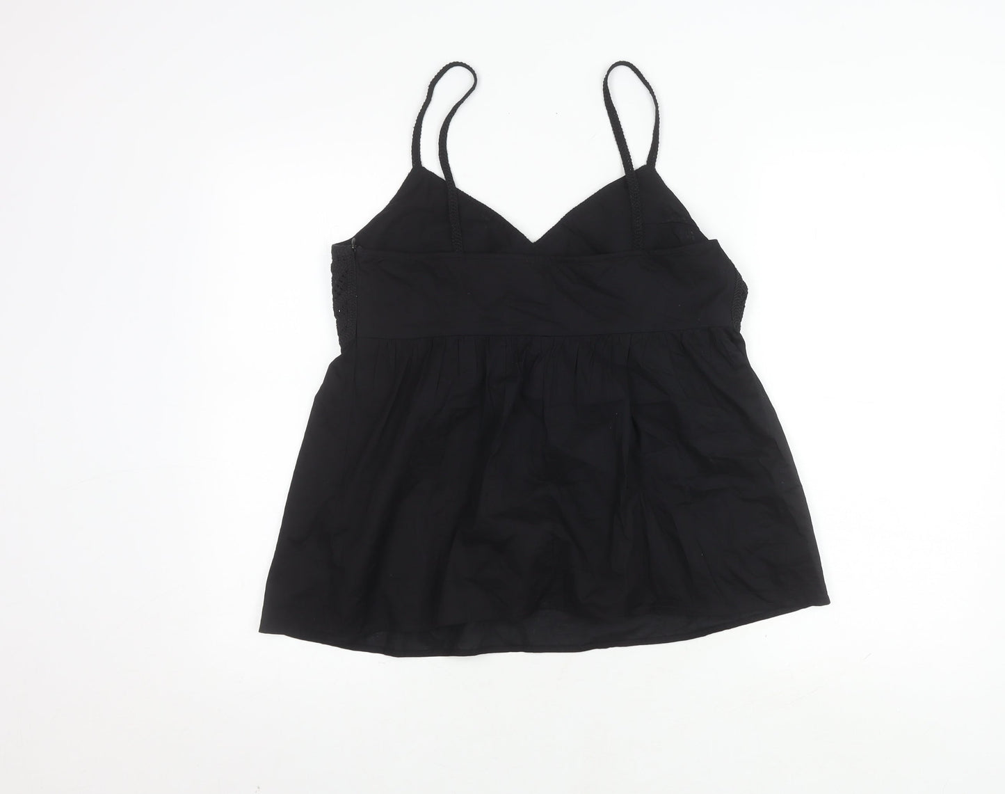 Womens UK Size 12 Marks and Spencer Black Basic Camisole
