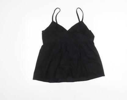 Womens UK Size 12 Marks and Spencer Black Basic Camisole