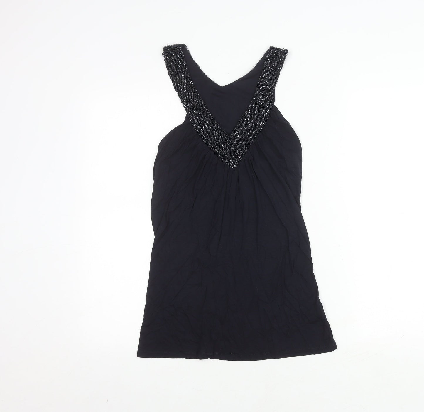 Womens UK Size 6 Oasis Black  Tank
