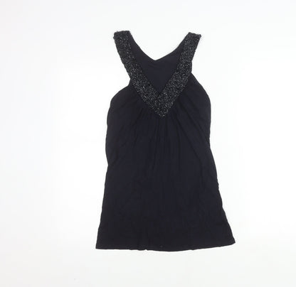 Womens UK Size 6 Oasis Black  Tank