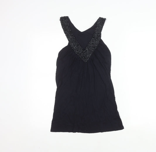 Womens UK Size 6 Oasis Black  Tank