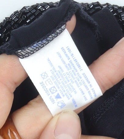 Womens UK Size 6 Oasis Black  Tank