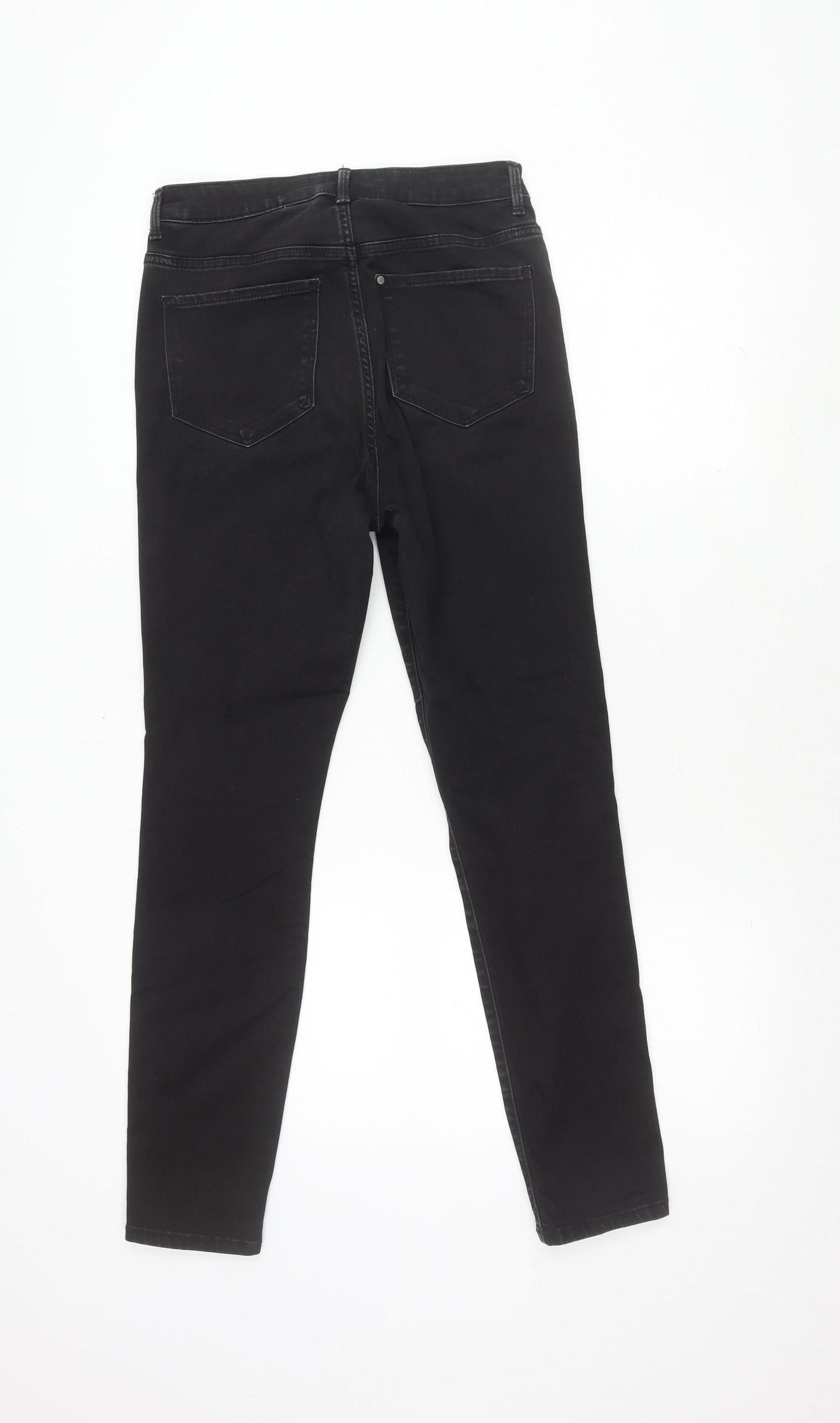Womens UK Size 12 H&M Slim Fit Jegging Black Jeans