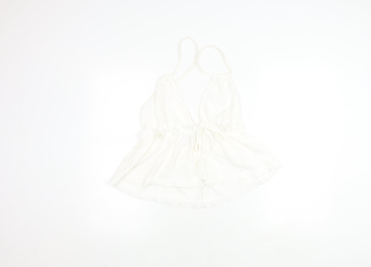 Coast Women's White Halter Camisole, Size 10