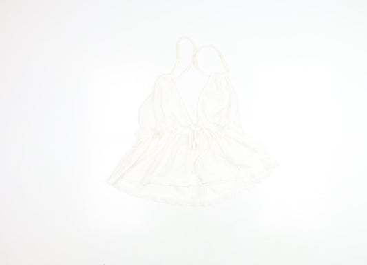 Coast Women's White Halter Camisole, Size 10