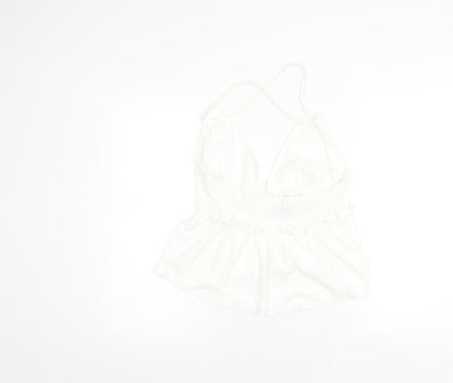 Coast Women's White Halter Camisole, Size 10