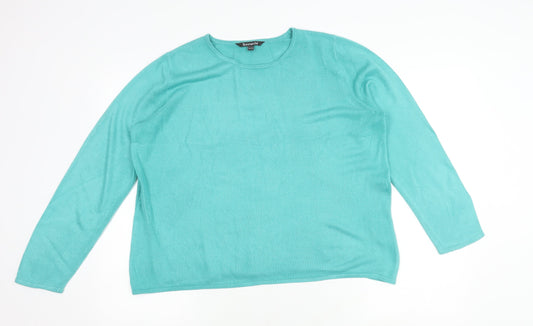 Womens UK Size 1618 Bonmarché Blue Pullover Jumper