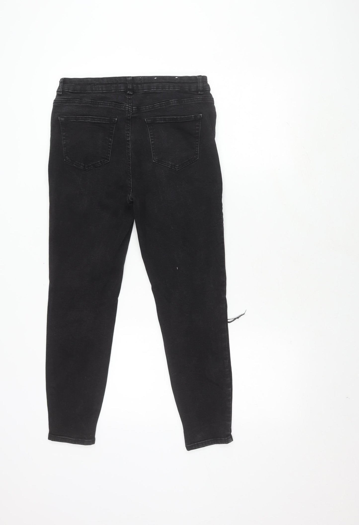 New Look Women's Black Skinny Ankle Jeans Size 12