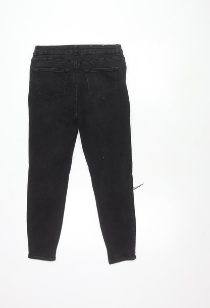 New Look Women's Black Skinny Ankle Jeans Size 12