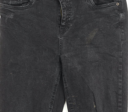 New Look Women's Black Skinny Ankle Jeans Size 12
