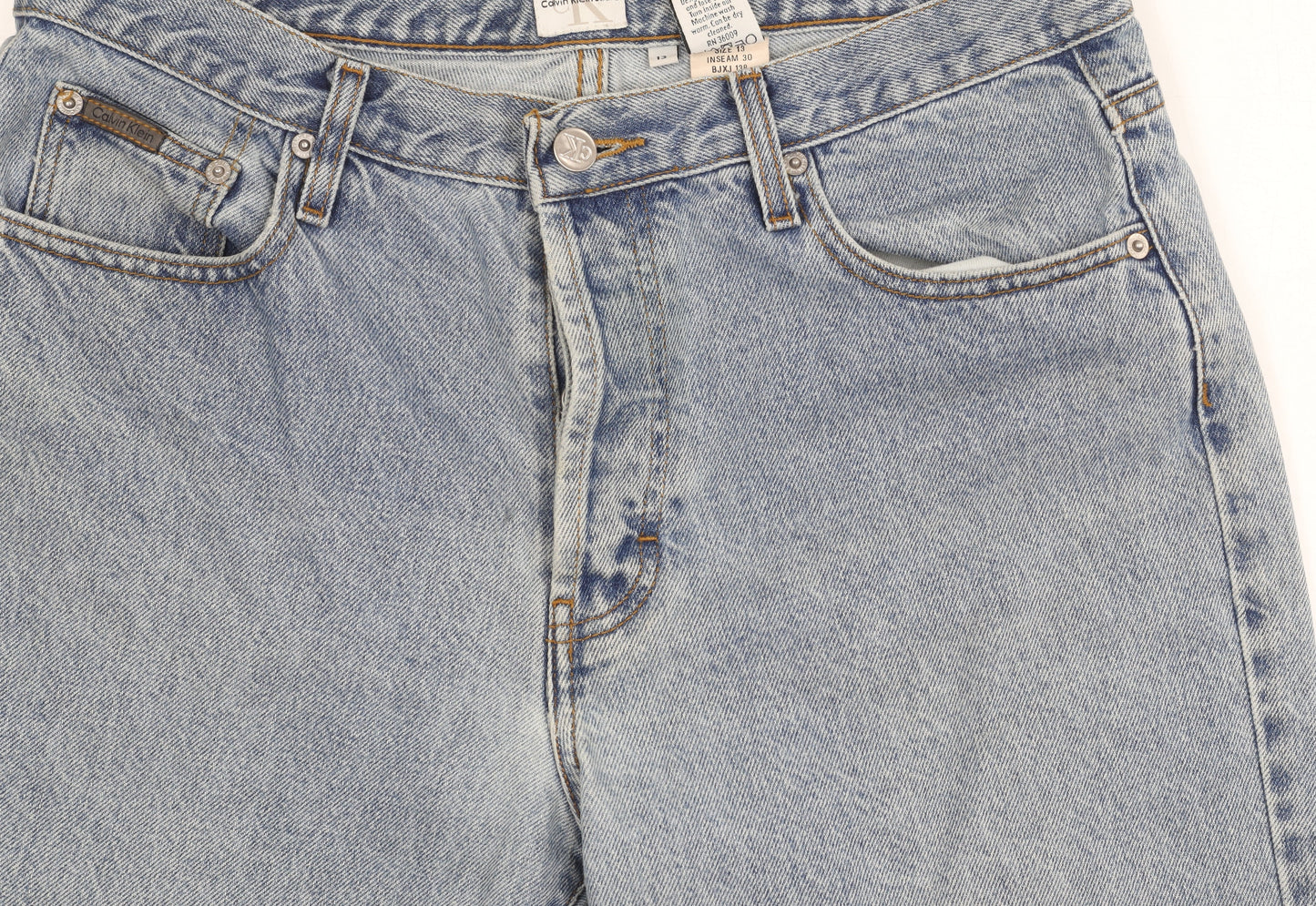 Calvin Klein Women's Blue Denim Jeans Size 13