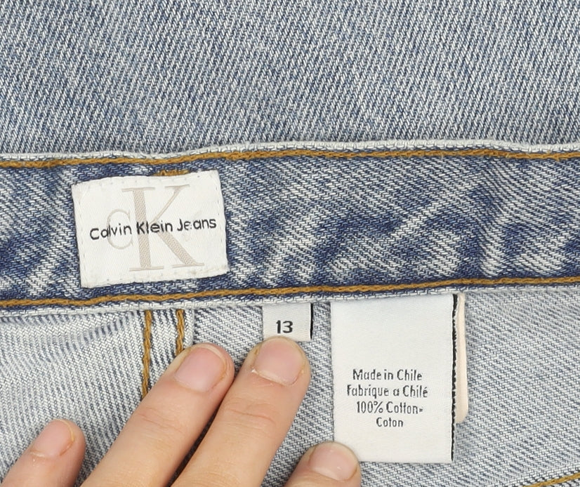 Calvin Klein Women's Blue Denim Jeans Size 13