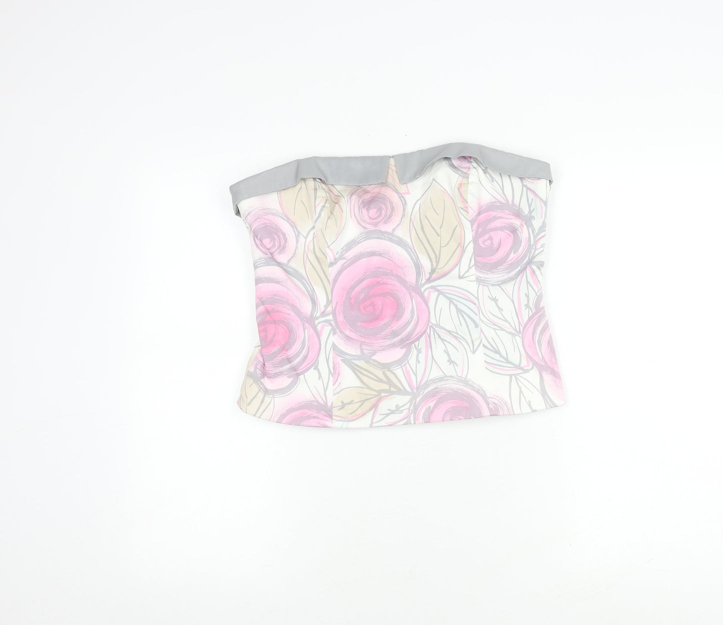 Coast Women's Floral Cropped Top - Size 14, Multicoloured