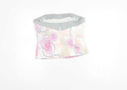 Coast Women's Floral Cropped Top - Size 14, Multicoloured