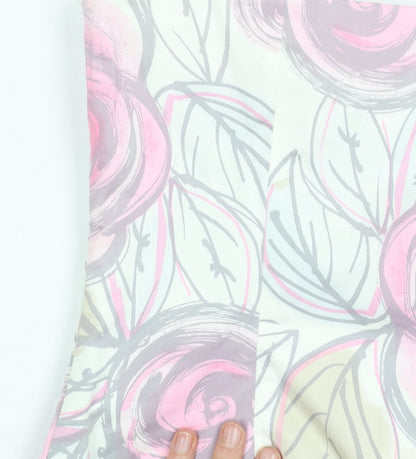 Coast Women's Floral Cropped Top - Size 14, Multicoloured