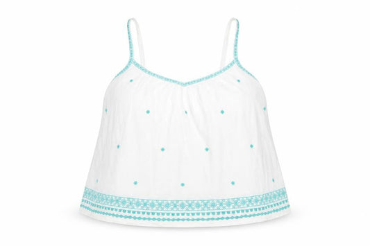 Marks and Spencer Women Ivory Embroidered Camisole Size 20