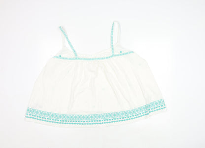 Marks and Spencer Women Ivory Embroidered Camisole Size 20