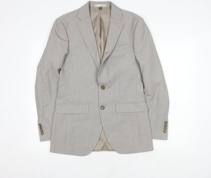 Mens UK Size 36 Marks and Spencer Regular Grey Suit Jacket