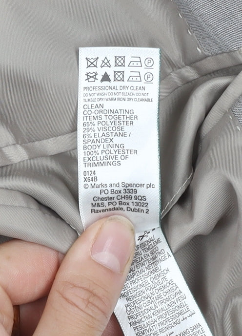 Mens UK Size 36 Marks and Spencer Regular Grey Suit Jacket