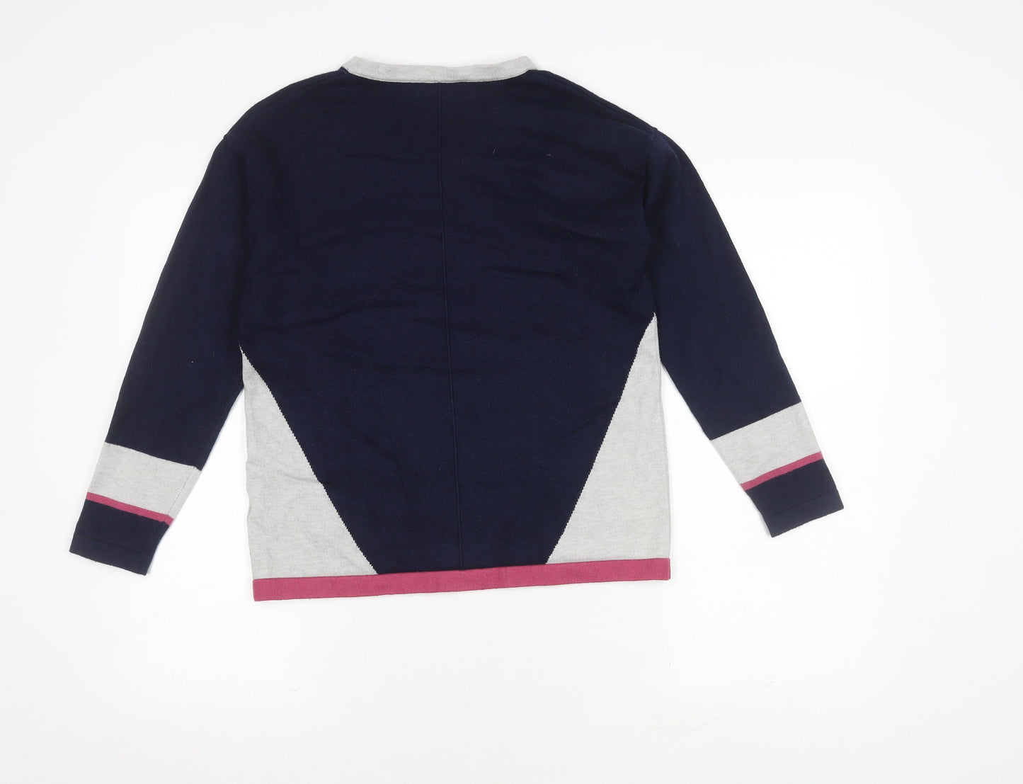 Womens UK Size 12 Alice Collins Multicoloured Pullover Jumper