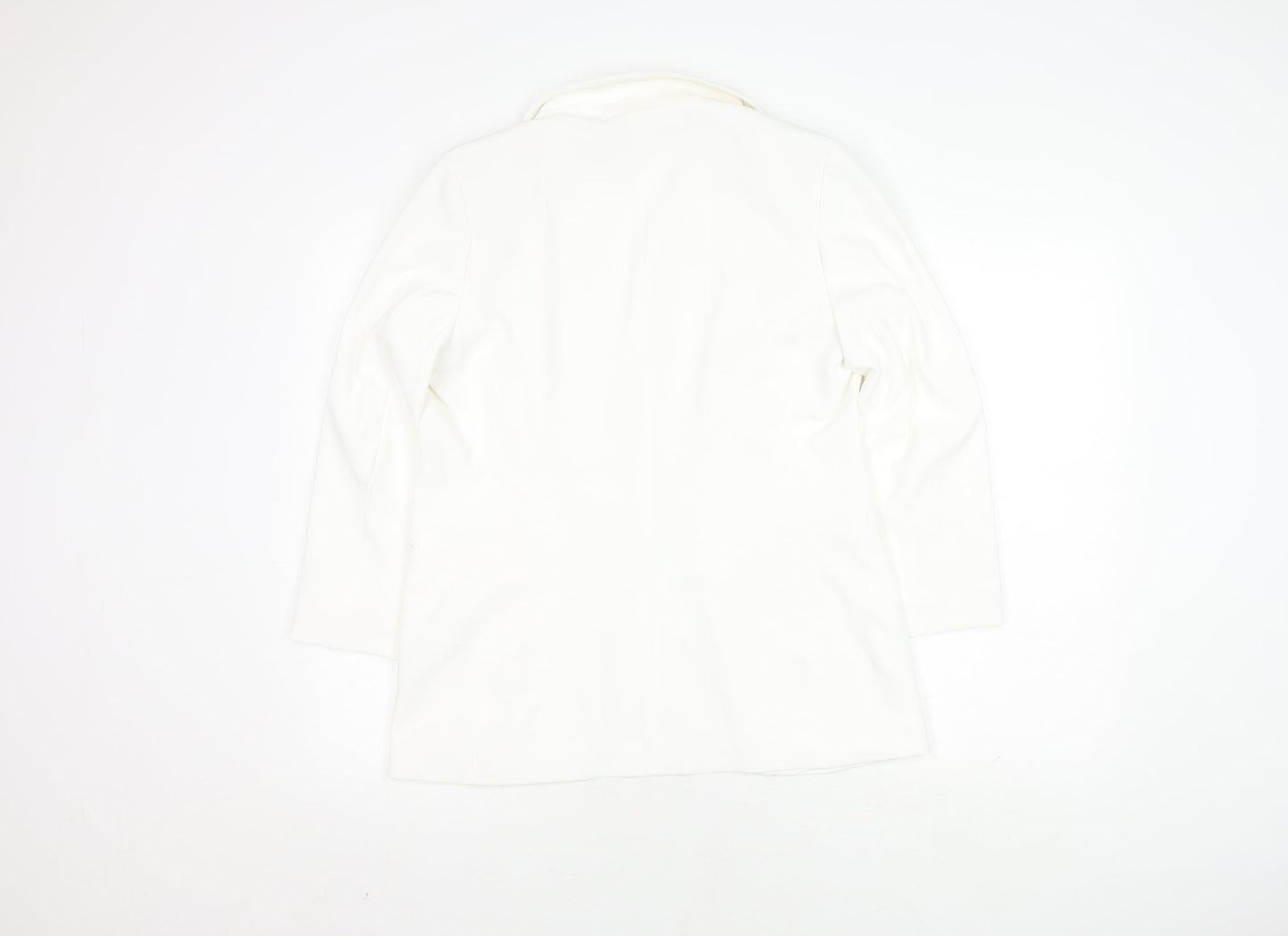 H&M Women's White Blazer Size 10 Elegant Classic