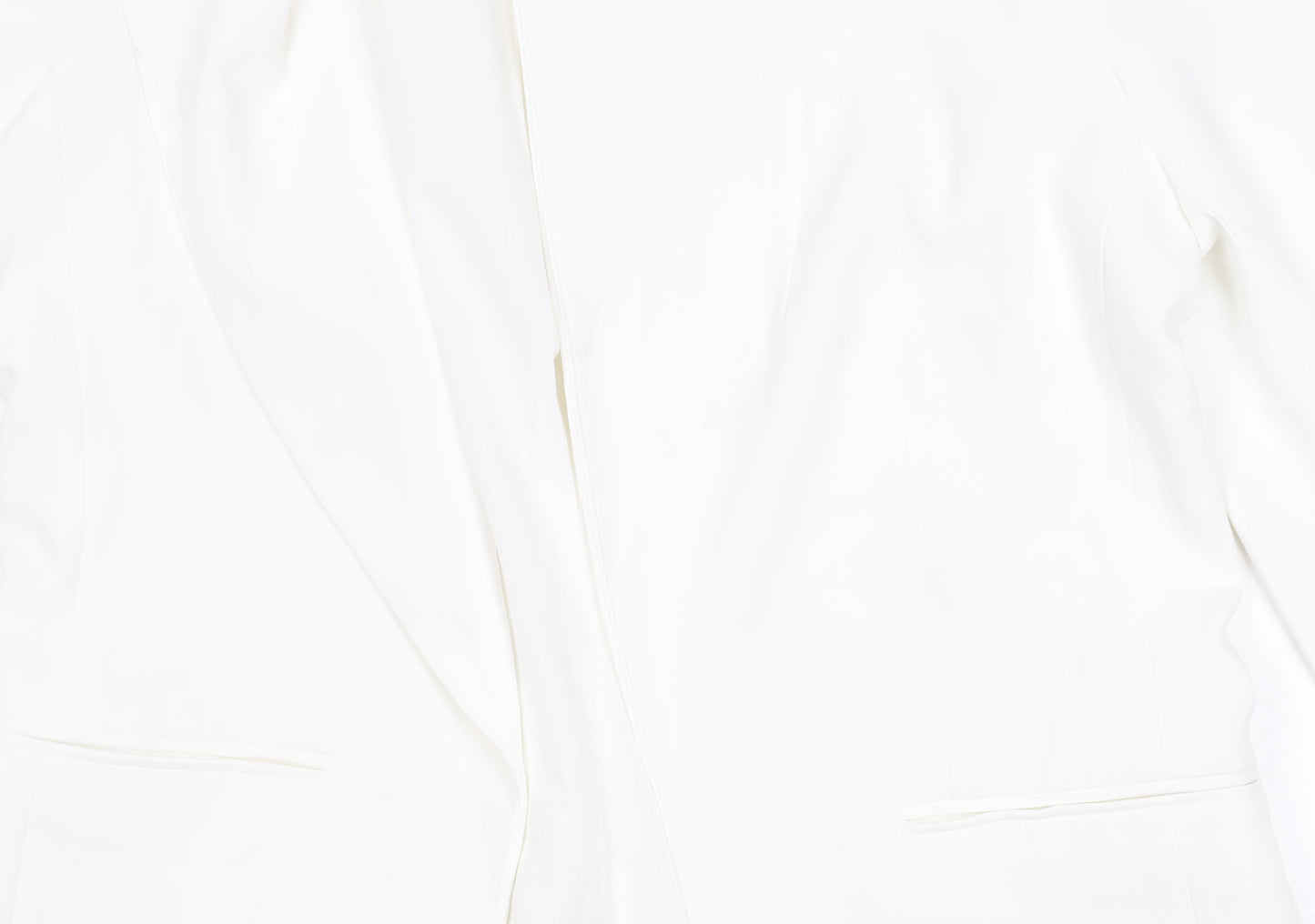 H&M Women's White Blazer Size 10 Elegant Classic