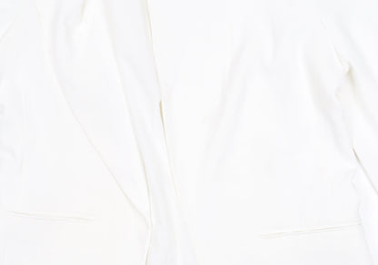 H&M Women's White Blazer Size 10 Elegant Classic