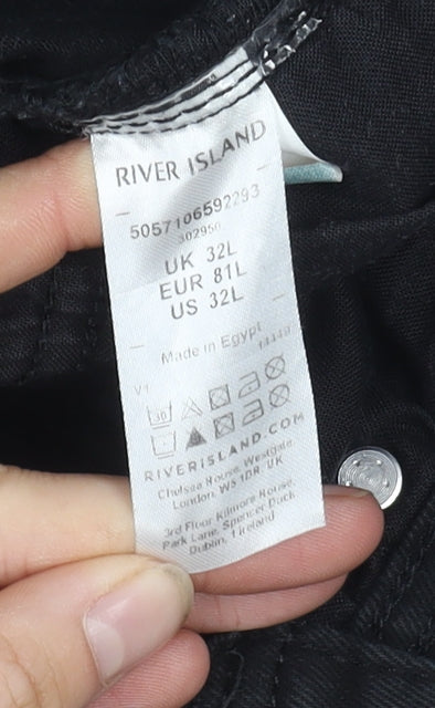 River Island Women's Black Skinny Jeans L