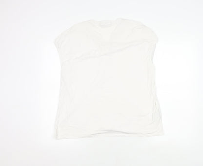 Laura Ashley Women's White Sleeveless Top UK 18