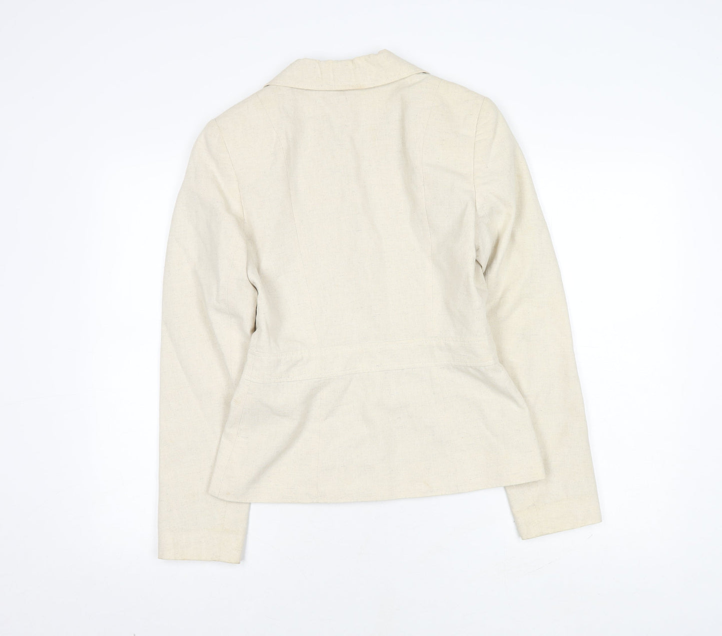 Womens UK Size 8 Bay Regular Ivory Blazer