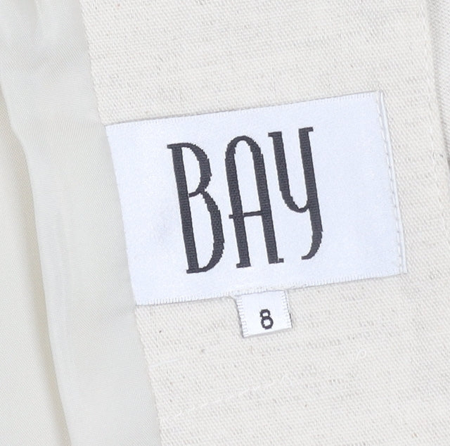 Womens UK Size 8 Bay Regular Ivory Blazer