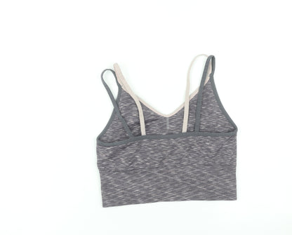USA Pro Women's Grey Camisole Top M - Stretch Cropped