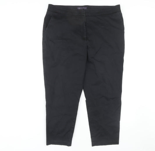 Womens UK Size 16 Marks and Spencer   Black Trousers
