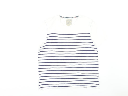 Mens UK Size L Burton White  T-Shirt
