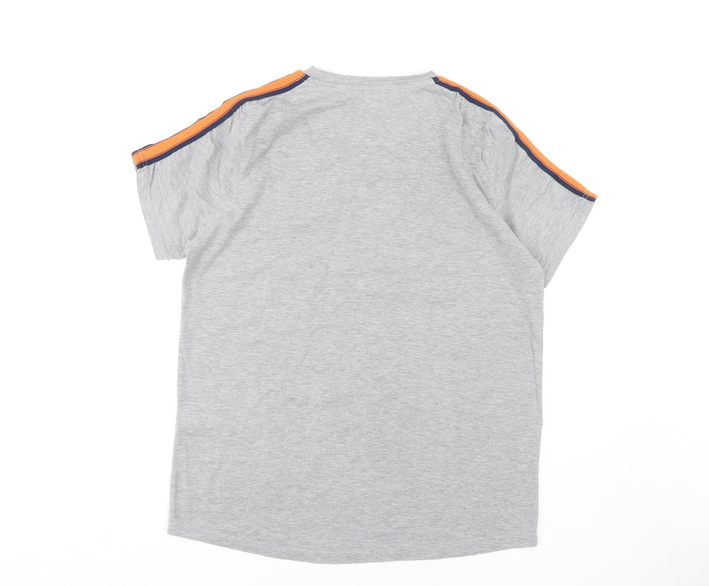 Mens UK Size L BoohooMAN Grey  T-Shirt