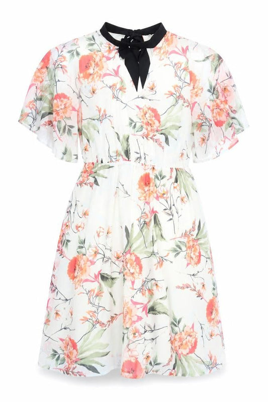 Simply Be Floral Dress, Multicoloured, Size 24, Women's